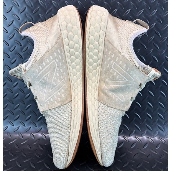 New Balance Fresh Foam Cruz Tan Cream MCRUZOT Mens SOFT sneakers size 13 - Picture 6 of 8
